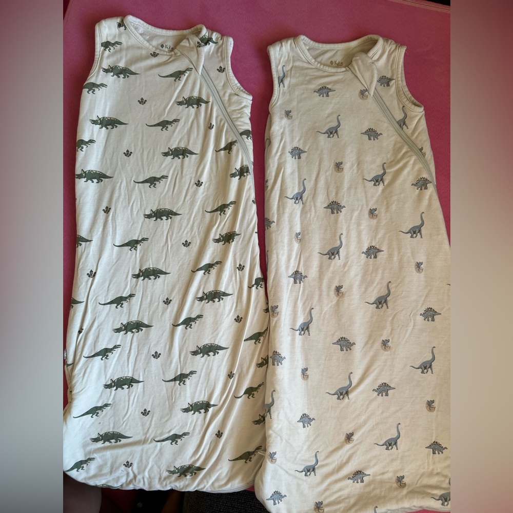 2 Kyte baby sleep bags 1.0 tog size small 🦕🦖